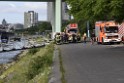 Schiff 1 Koeln in Hoehe der Koelner Zoobruecke P166